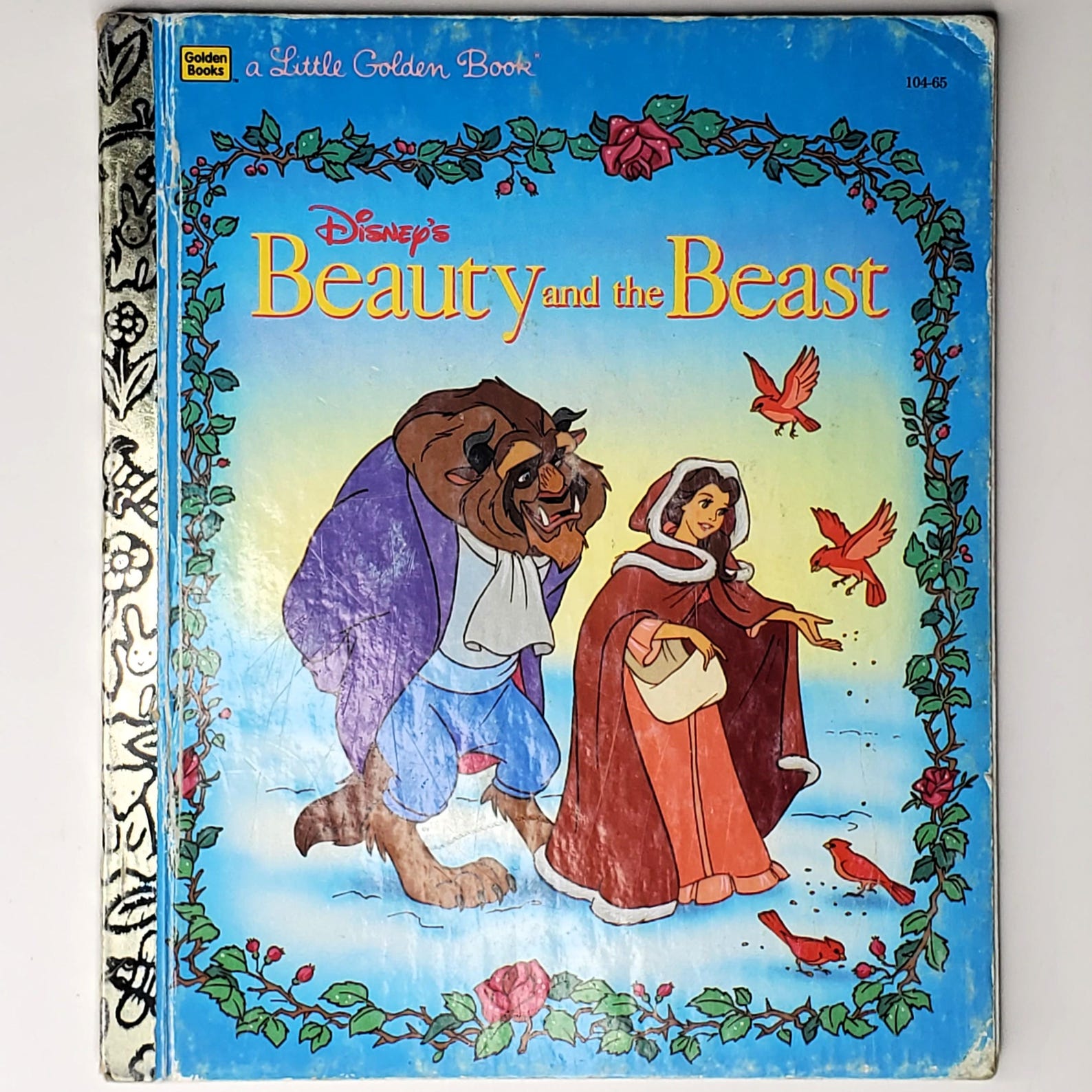 Beauty and the Beast Little Golden Book Disney Storybook 1991 Princess ...