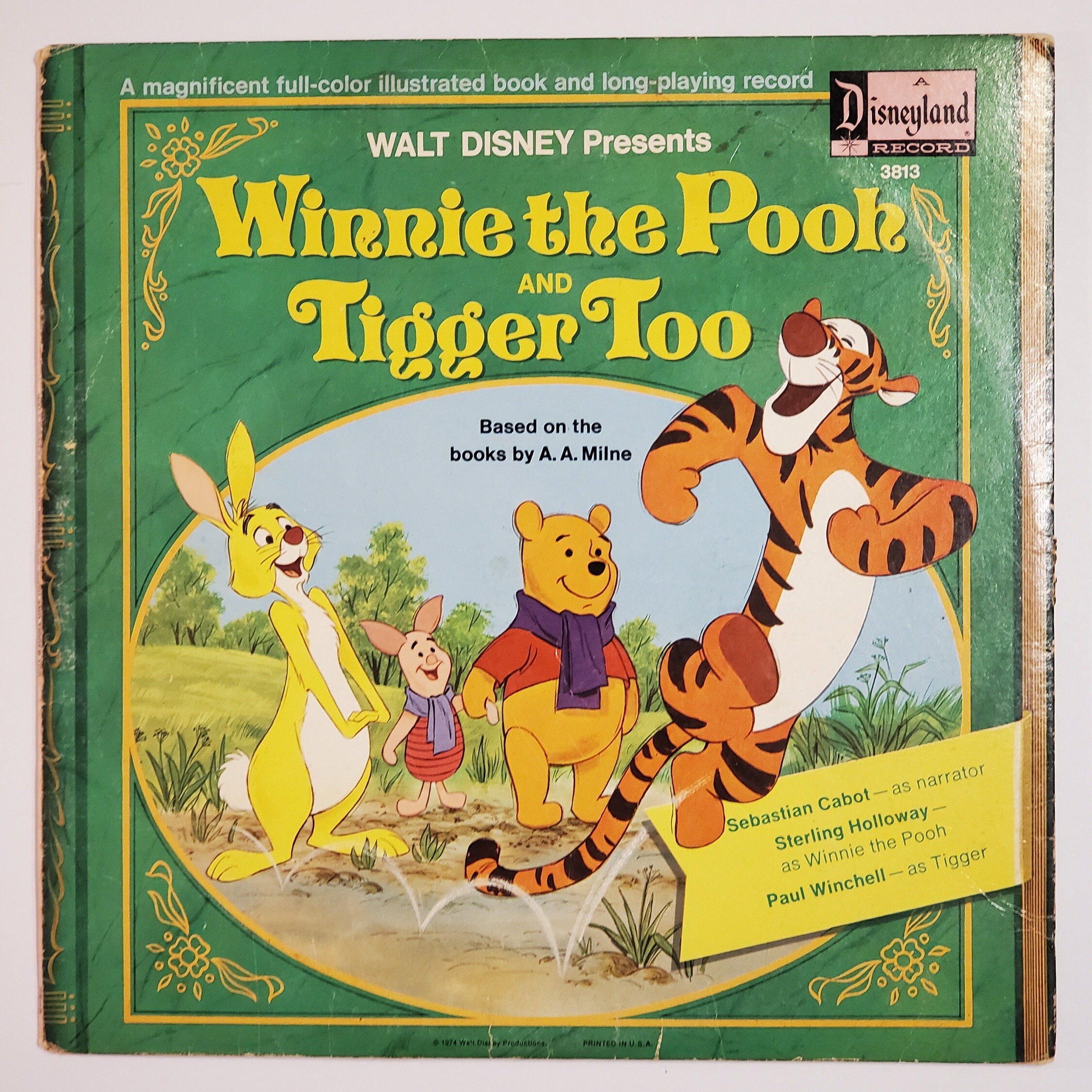 Walt Disney Presents Winnie the Pooh and Tigger Too Disneyland Records 1974 33 RPM LP Vinyl Record Eeyore Piglet Kanga Roo Rabbit - Etsy Walt Disney Presents Winnie the Pooh and Tigger Too Disneyland Records 1974 33 RPM LP Vinyl Record Eeyore Piglet Kanga Roo Rabbit - Etsy
