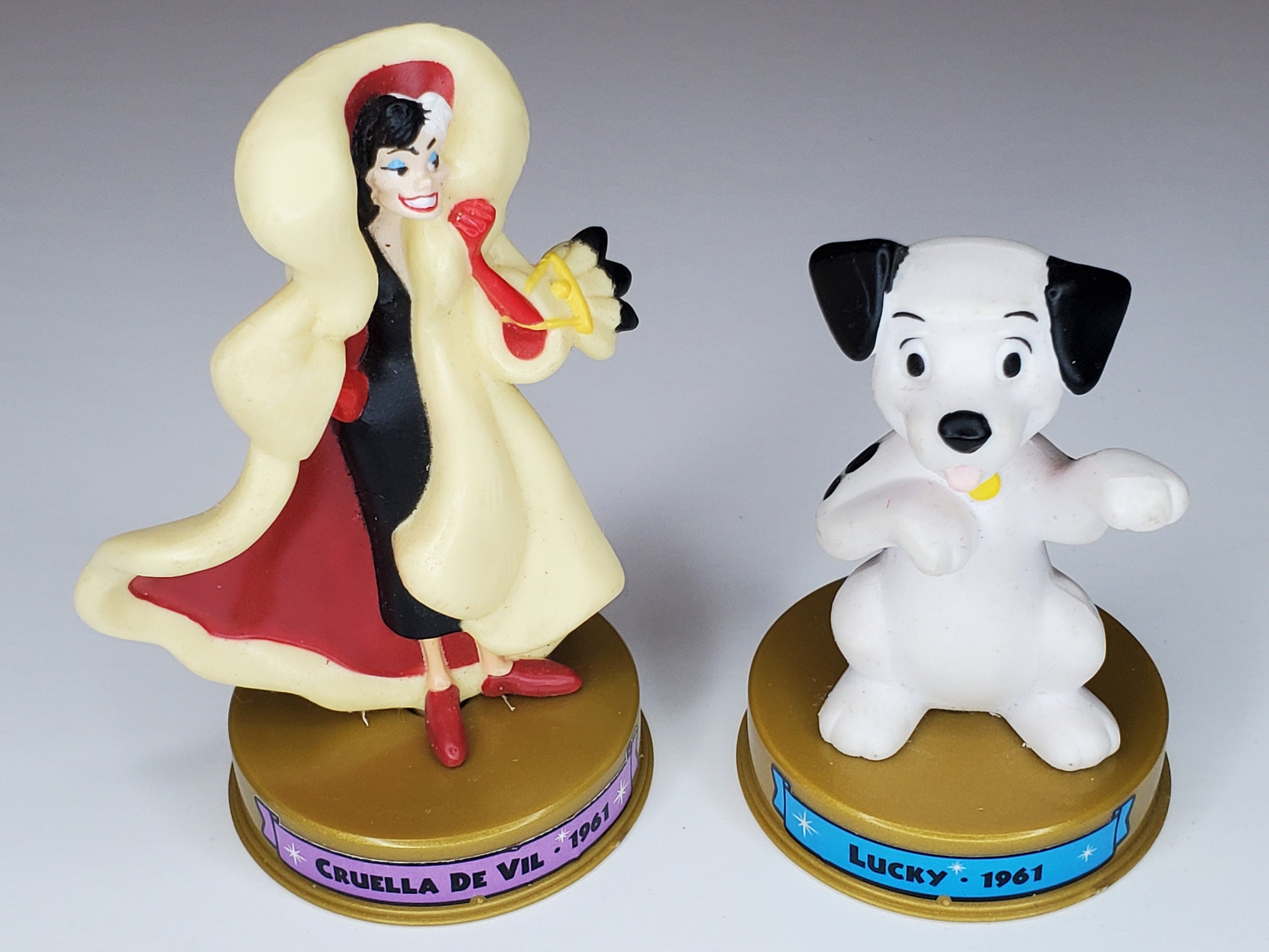 Alice in Wonderland Figurines Mad Hatter Cheshire Cat White Rabbit Disney's  100 Years of Magic Celebration Mcdonald's Happy Meal Cake Topper 
