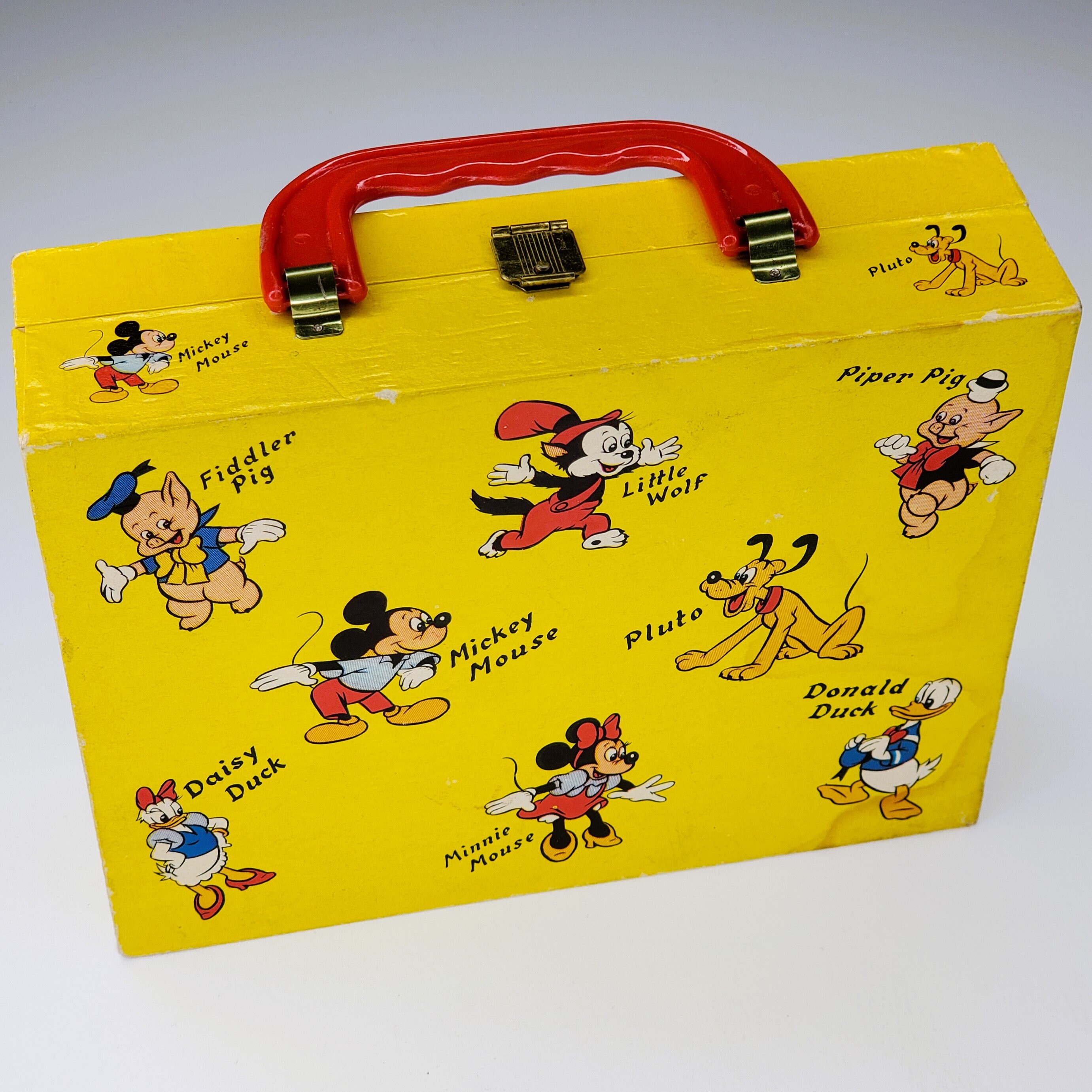 Mickey Mouse Picture Cubes Walt Disney Vintage Puzzle Building