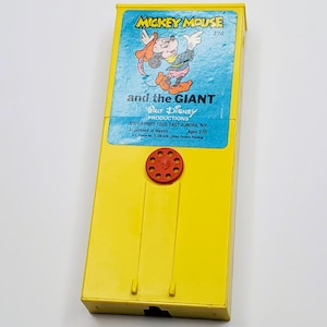 Fisher Price Movie Cartridge Walt Disney Productions Mickey Mouse and the Giant Brave Little Tailor Viewer Vintage