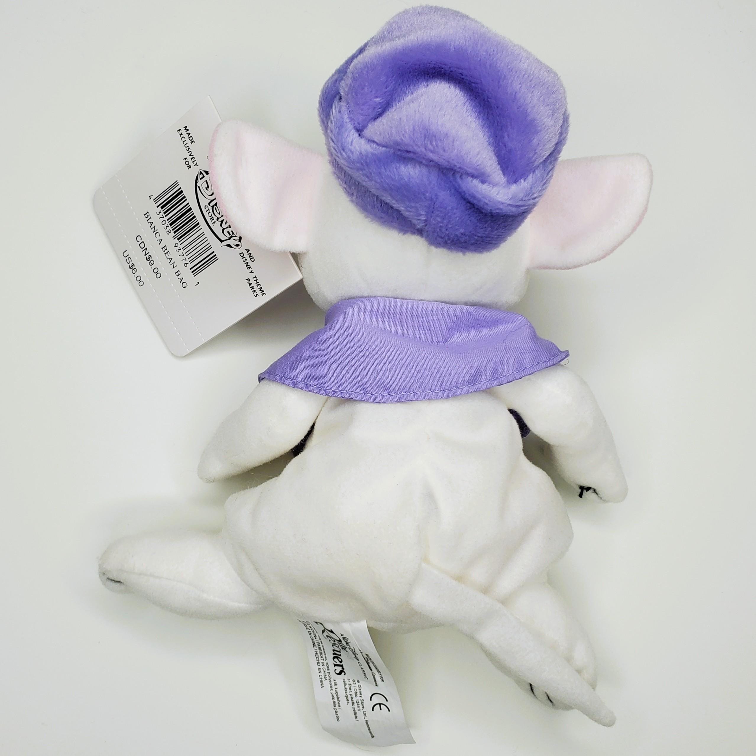 Bernard Miss Bianca Orville Bean Bag Toys the Rescuers 8 Inch