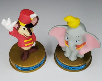 Dumbo Pato Donald Juguetes Vintage/ 1986/ Walt Disney/ Pop Up Toy