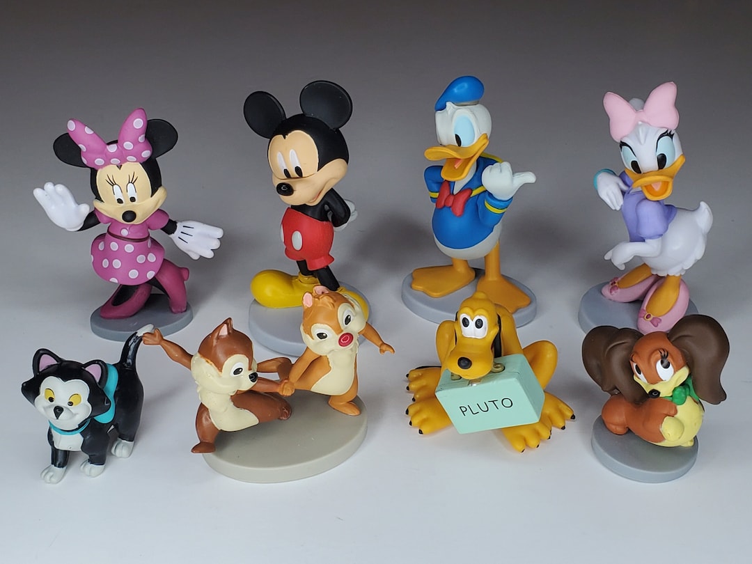 Disney Animator's Deluxe Figures Mickey Mouse Donald Duck Minnie