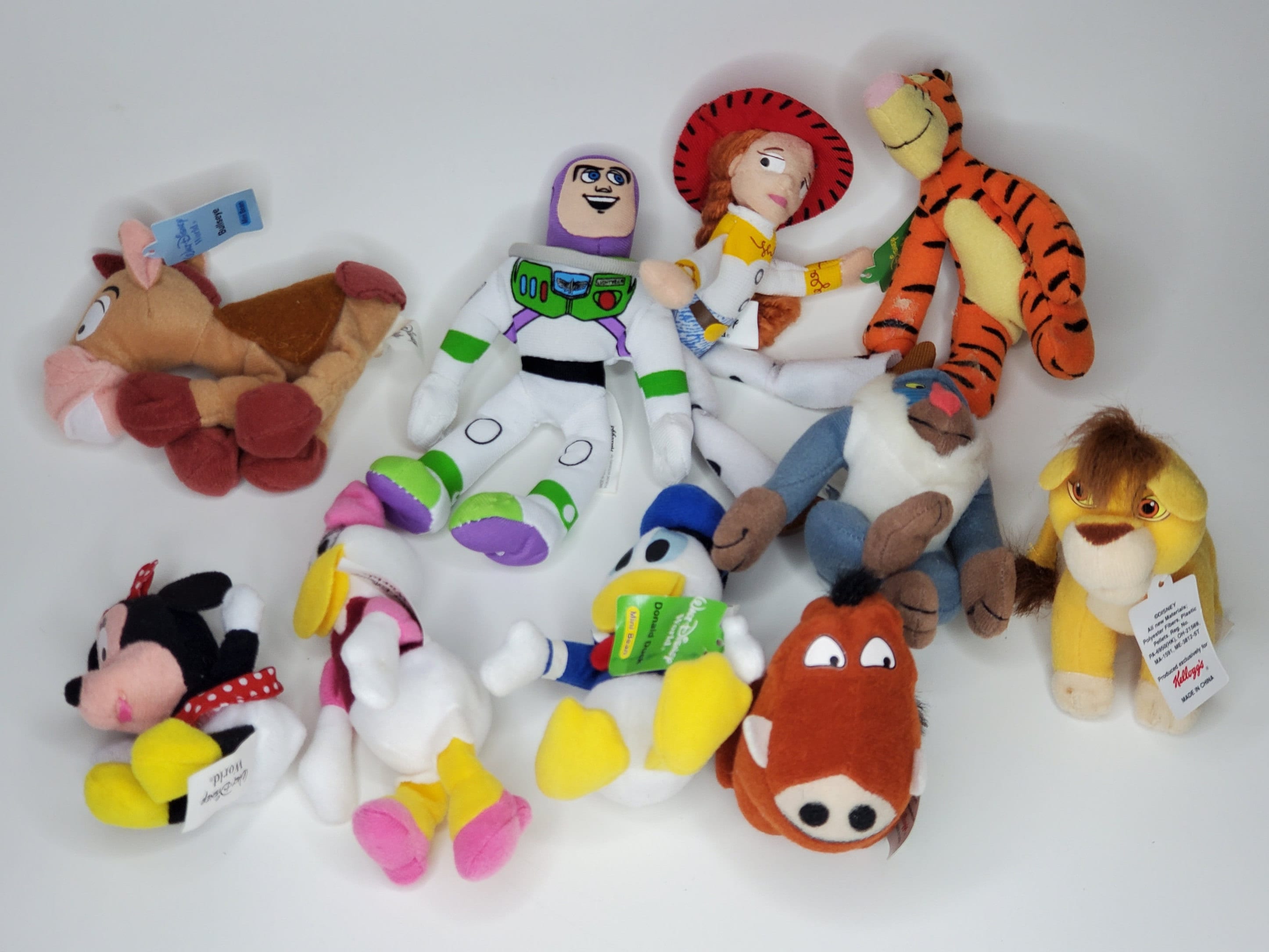 Walt Disney World Kellogg s Mini Beans Stuffed Animal 3 to 6 Plush