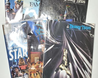 Disney News Magazine Black Hole MGM Studios Star Wars Cinderella Castle Catalog Kingdom