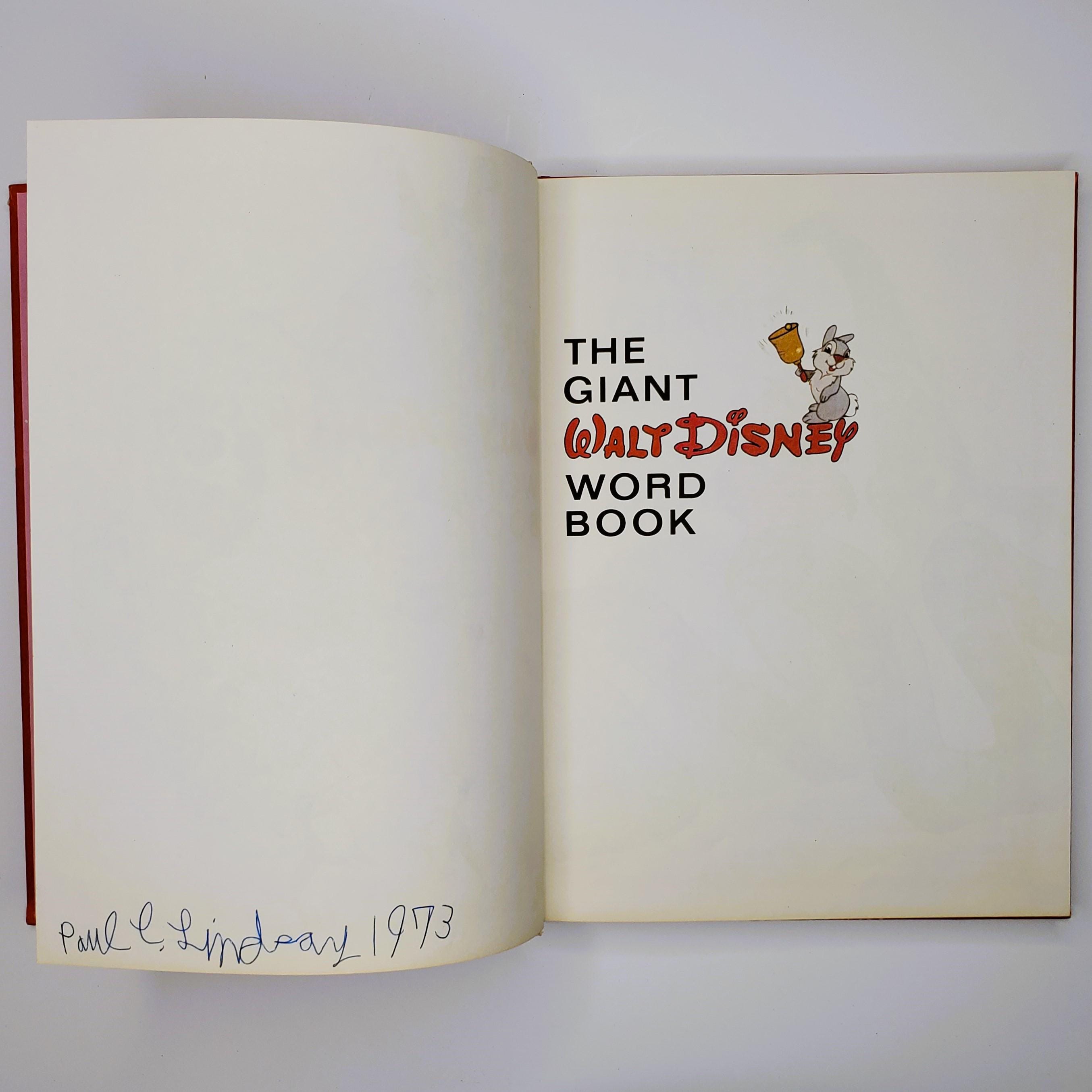 The Giant Walt Disney Word Book: John Fanstone