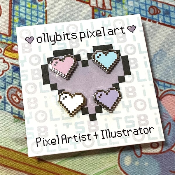 Pixel Art Pins Etsy