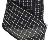 Black White Wired Ribbon By the Roll 2.5 quot x 10 YARD ROLL RG0167802