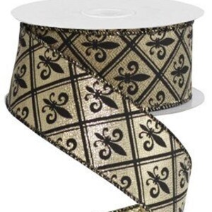 Fleur De Lis Ribbon - Etsy