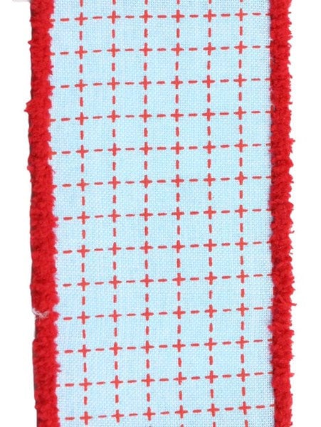 Raised Stitch Chenille Wired Ribbon by the Roll 2.5