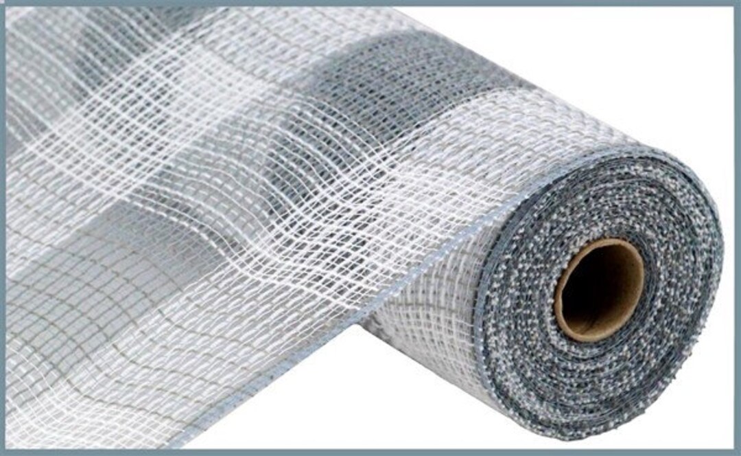 Grey/white Faux Jute Mesh 10.5 X 10 Yards RY8315J8 Etsy