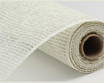 white burlap