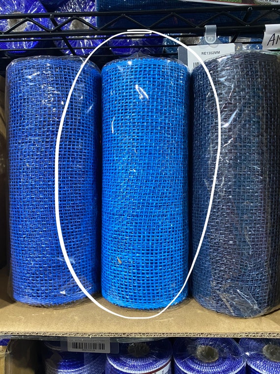 Blue Poly Burlap Mesh 10 X 10 Yards Rp810003 