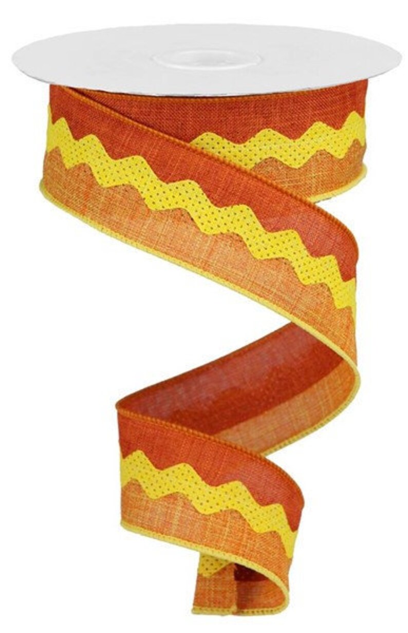 Fall Wired Ribbon By the Roll 1.5 x 10 YARD ROLL