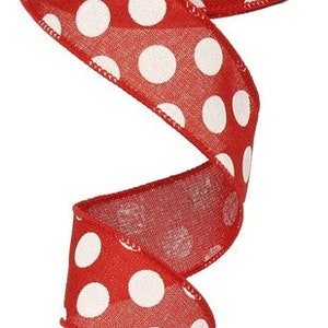 Cinta de lunares con alambre (rollo, 3,8 cm x 9,5 m) RX9145W7