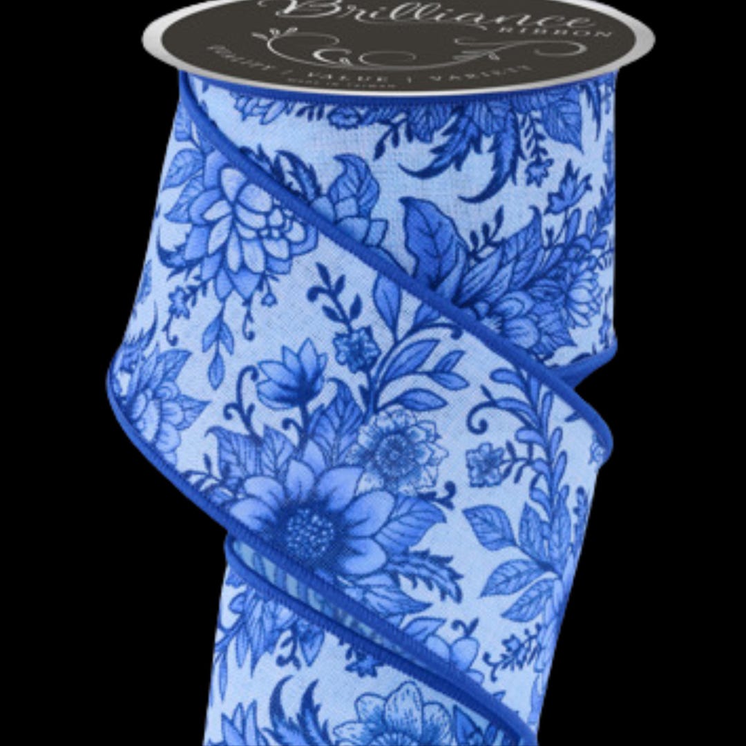 Changing Pad - Ribbon Floral Blue