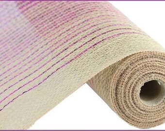poly jute deco mesh