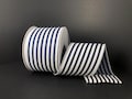Cabana Stripe  Wired Ribbon By the Roll 1.5" x 10 Yards 41255-40-27