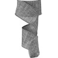 Grey Royal Burlap  Wired Ribbon By the Roll 2.5" x 10 Yards RG127910