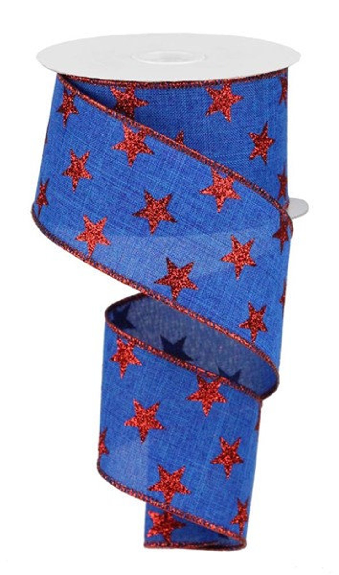 Patriotic Stars Wired Ribbon by the Roll 2.5 X 10 Yards RGA111025 - Etsy