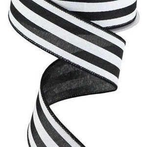 Stripe Wired Ribbon By the Roll 1.5 x 10 Yards RGC156202 image 1