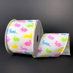 Cinta de alambre con forma de conejito de Pascua (rollo de 6,35 cm x 9,5 m) 31106-40-01