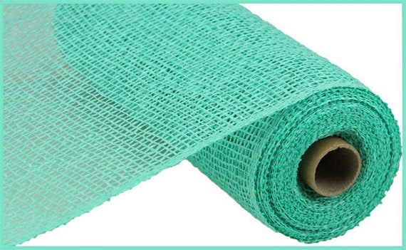 Mint Green Poly Burlap Mesh 10 X 10 Yards RP8100M5 