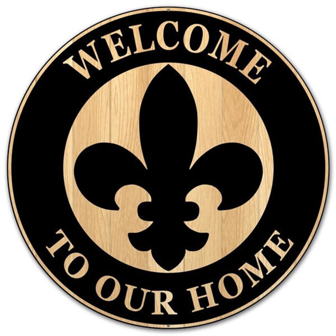 Fleur De Lis Sign Wreath Sign 12 MD0461 Etsy