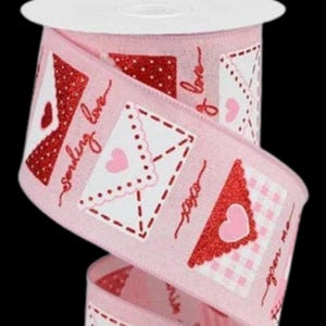 Ruban métallique Saint-Valentin en rouleau 2,5 po. x 10 yards RGA159815