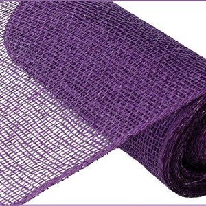 poly burlap deco mesh 10 x 10 yards