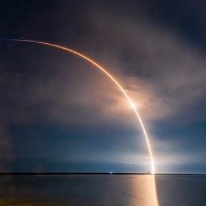 SpaceX Launch Poster Print, SpaceX Falcon 9, NASA Crew 2, Rocket Launch, Falcon Heavy, Florida, Photo Print, Home Decor, SpaceX Starship