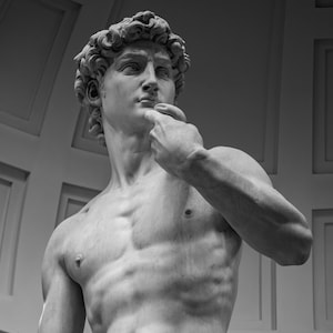 Statue von David Druck, Michelangelo David, Michelangelo Druck, David Statue Druck, David von Michelangelo Statue Bild, Italien Souvenir