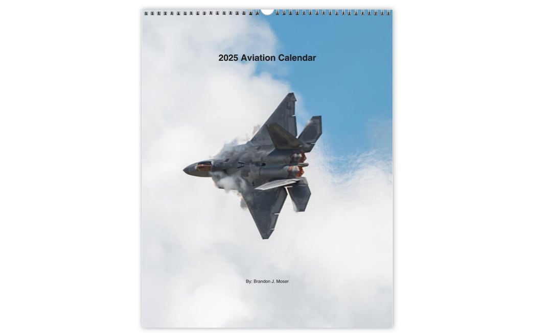 2025 Aviation Calendar, 2025 Wall Calendar, Air Show Calendar, Aviation Photography