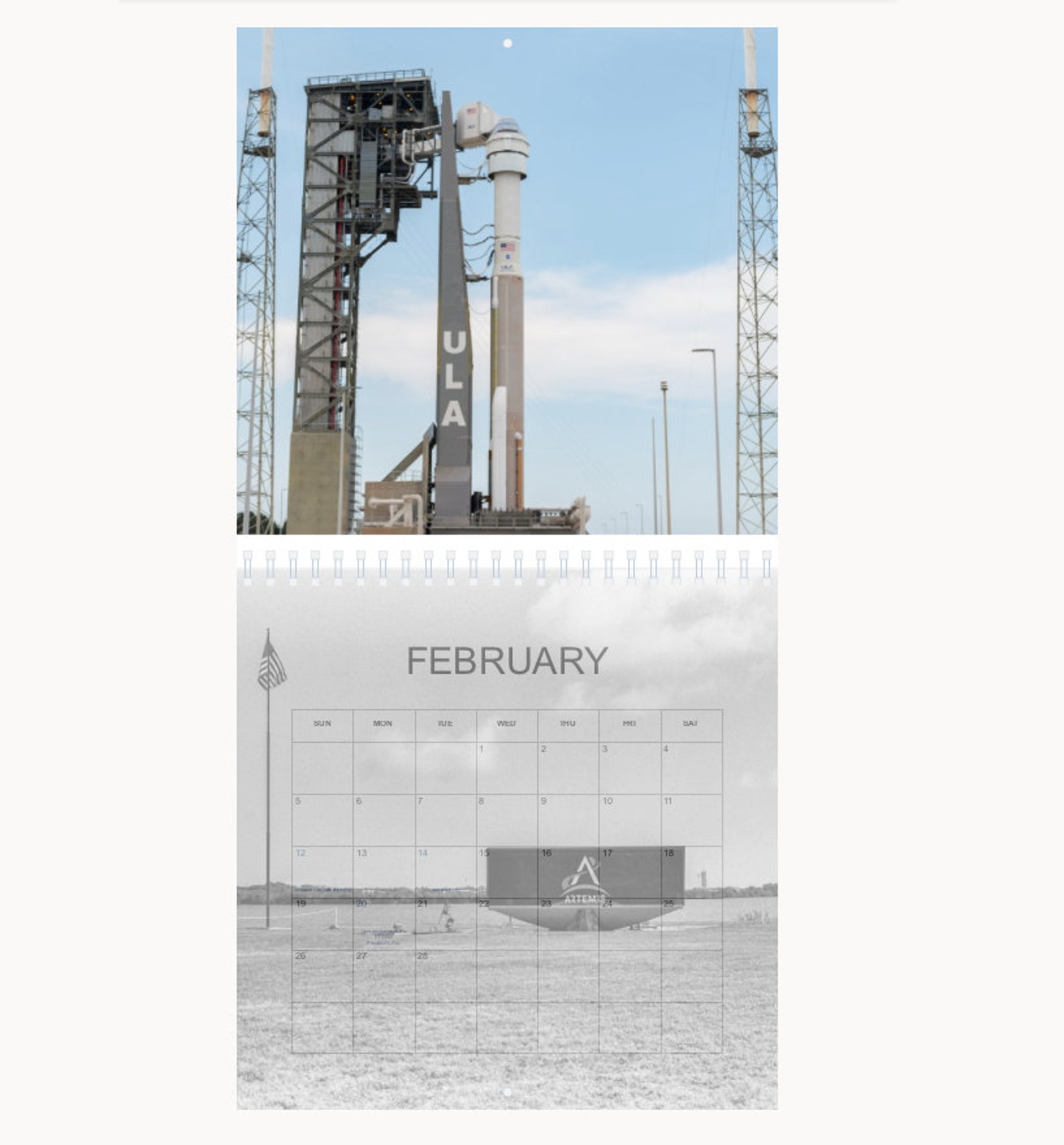 2023 Rocket Launch Photo Calendar Spacex Rocket Launch - Etsy