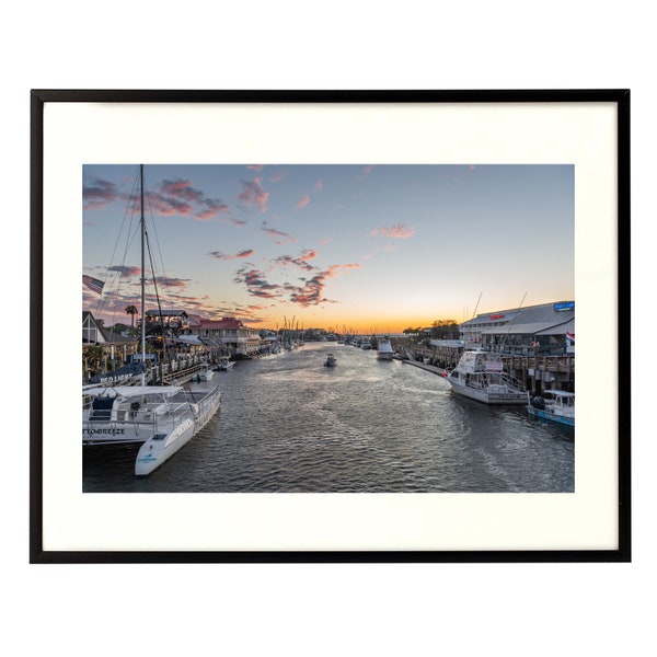 Charleston Shem Creek Photo Print, Landscape Photo, Landscape Print, Charleston, Sunrise Photo, Charleston Art Print, South Carolina, Sunset