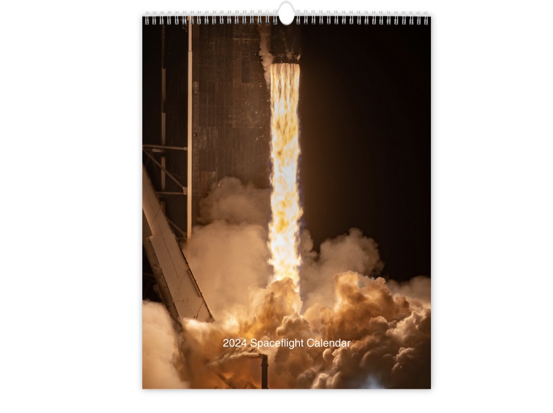 12 Photos 2024 Spaceflight Calendar Rocket Launch Photo 12 Etsy