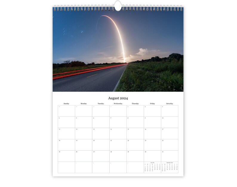 12 Photos 2024 Spaceflight Calendar Rocket Launch Photo 12 Etsy