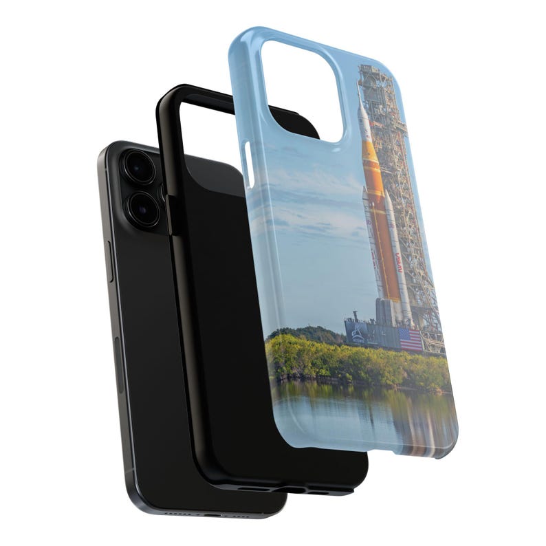 Rocket Case NASA Artemis II iPhone Case, Nasa Phone Case, SLS Rocket Phone Case ...