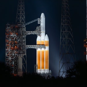 ULA Delta IV Heavy Rocket Print, Rocket Launch Print, United Launch Alliance Rocket, Rocket Launch Photo Print, Rocket Poster Print