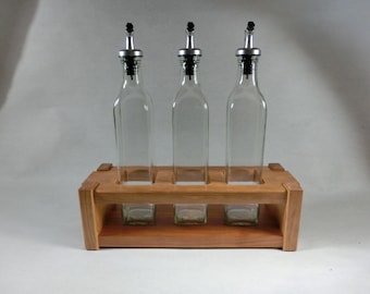 Contenitore per olio e aceto fatto a mano
