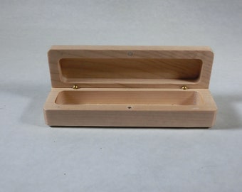 Handmade Hinged Box  Maple with Rosewood Veneers