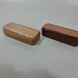 Handgemaakte zwaluwstaartdoos met schuifdeksel