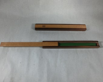 Handmade Engraved Wooden Chopstick Box