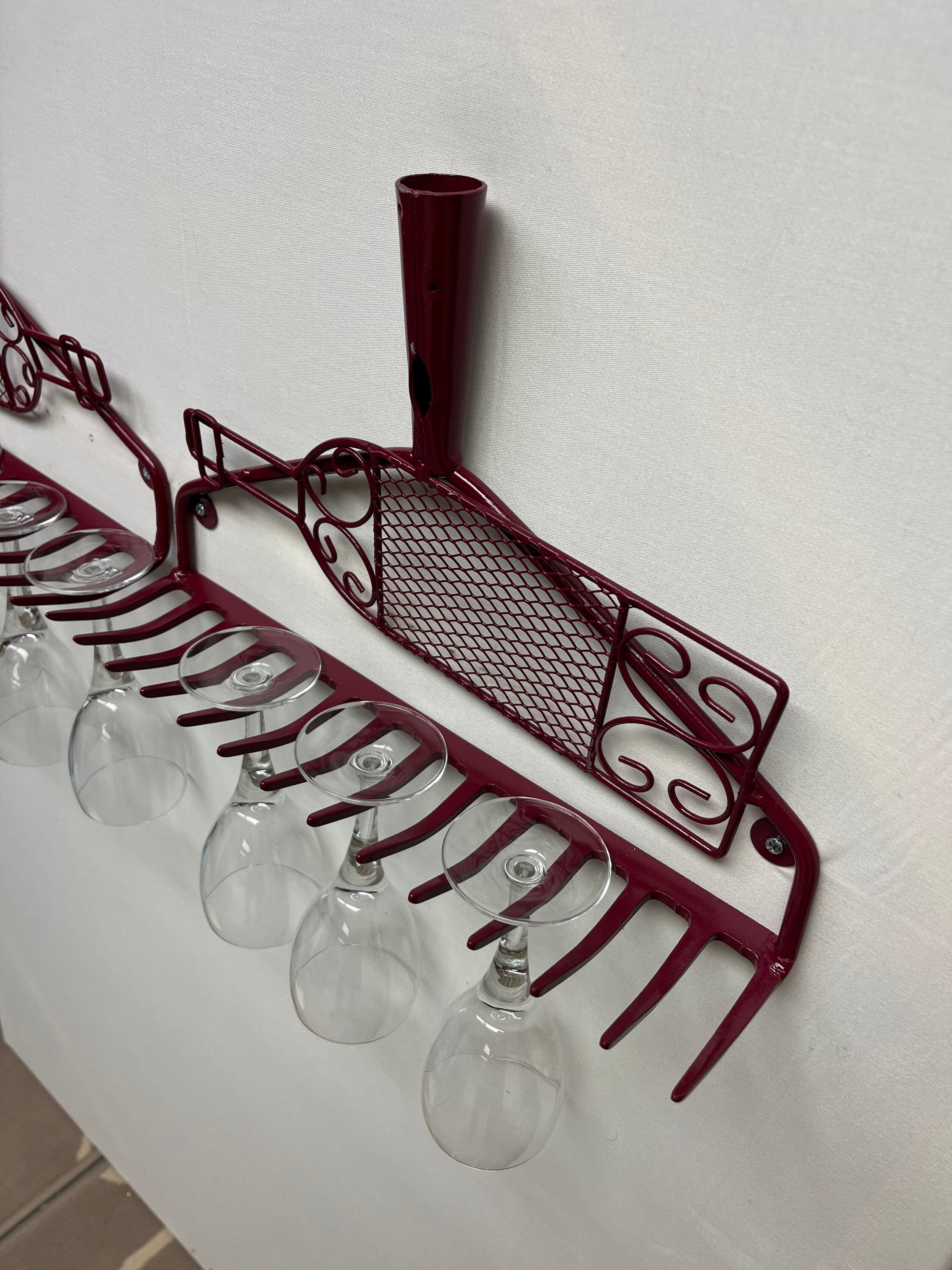 Winery Rake Garden Rake Wine Glass Rack - Etsy