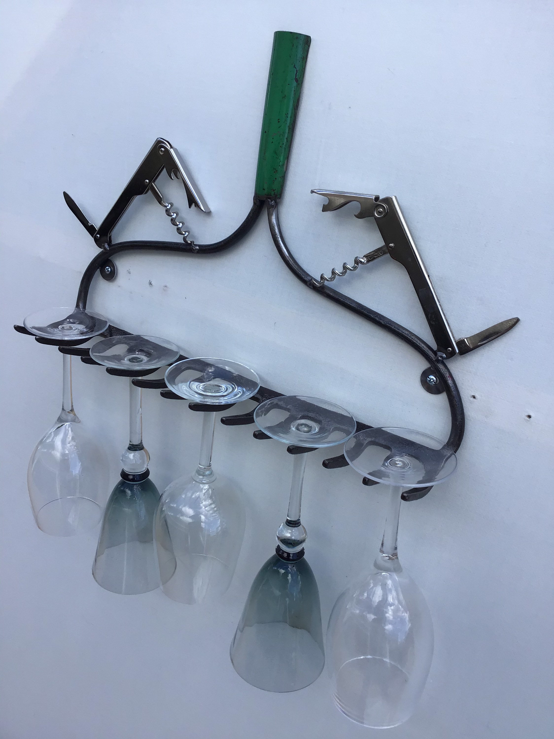 Winery Rake Garden Rake Wine Glass Rack - Etsy