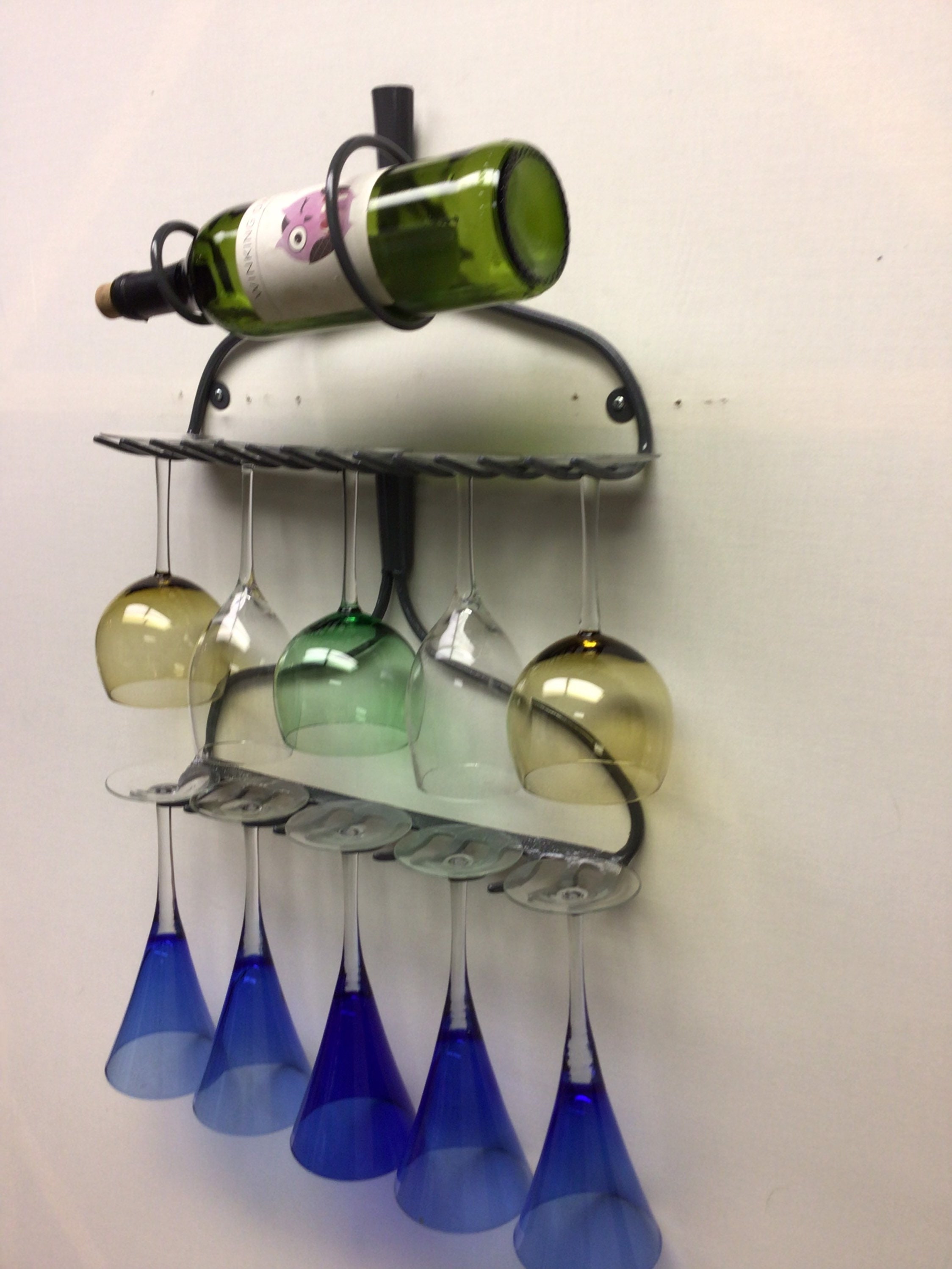 Garden Rake Wine Glass Rack Etsy