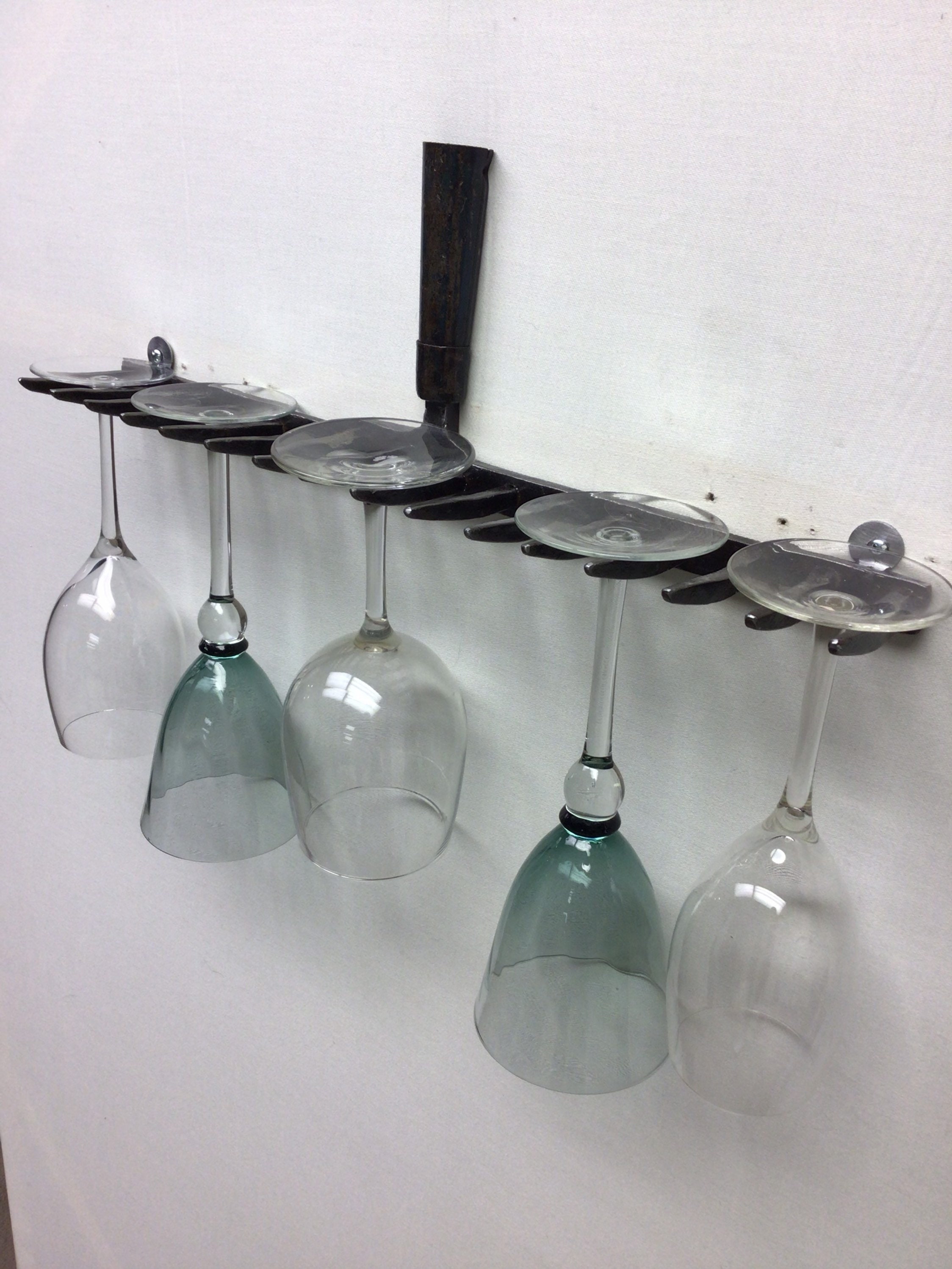 Winery Rake Vintage Garden Rake Wine Glass Rack - Etsy