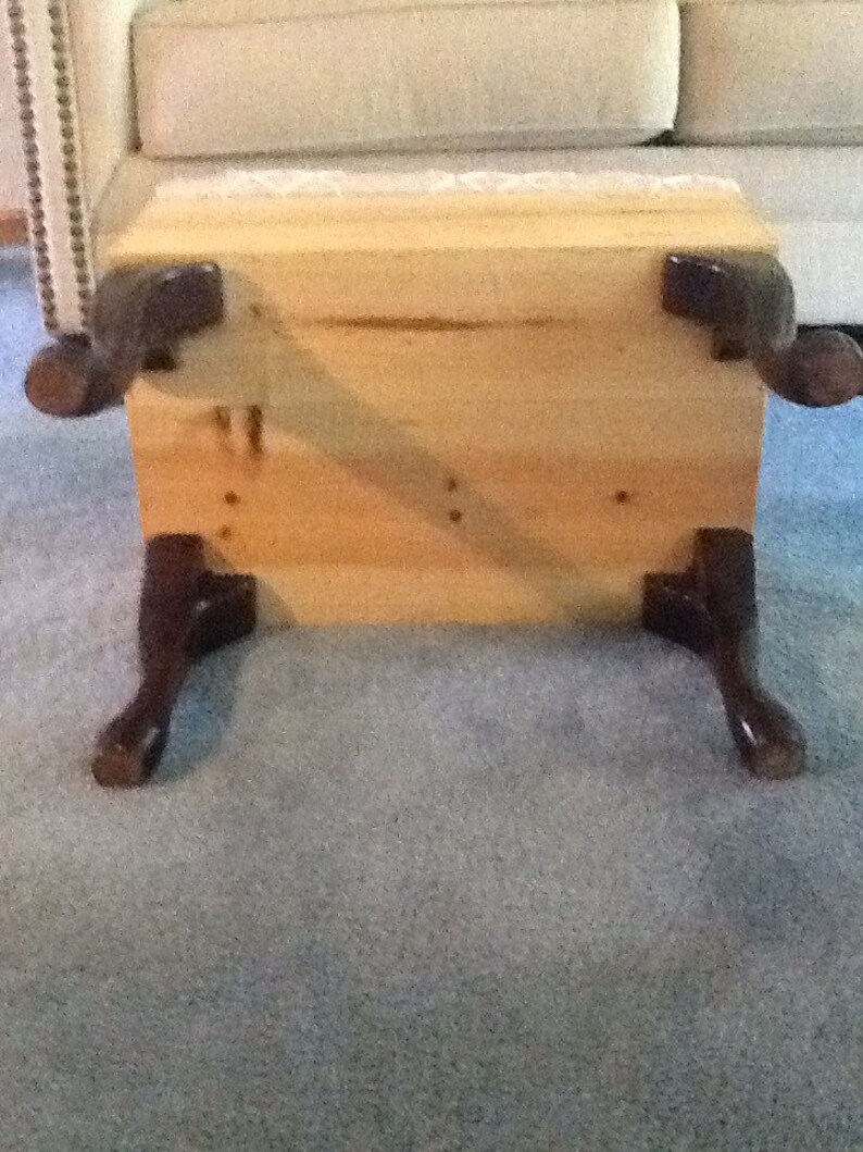 Wine Crate Ottoman Etsy