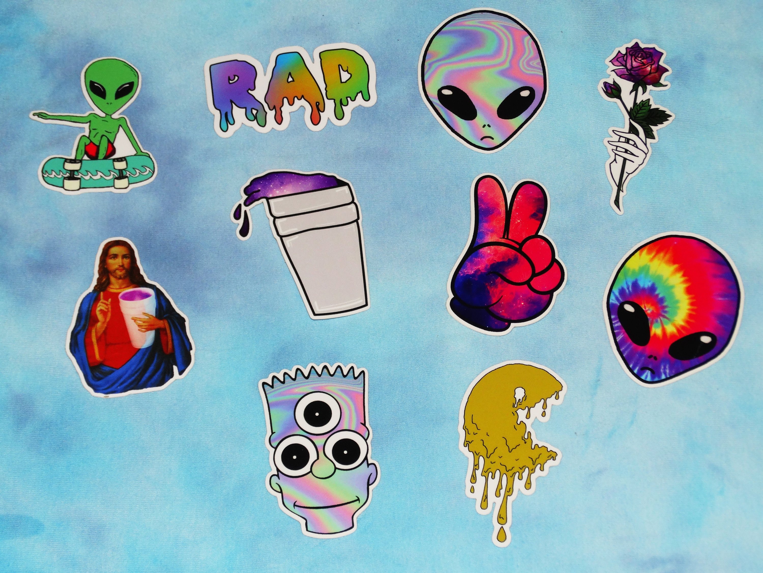  Trippy  Stickers  Tumblr Stickers  Aesthetic  Galaxy Stickers  